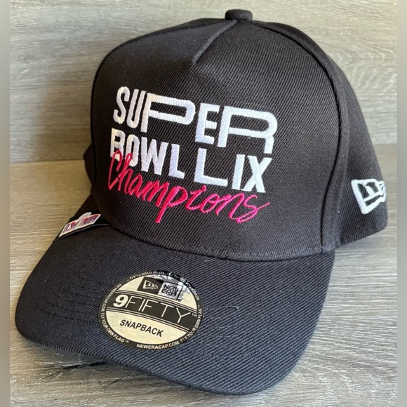 Philadelphia Eagles NFL Super Bowl LIX Champions New Era Snapback Hat NEW - Picture 1 of 6